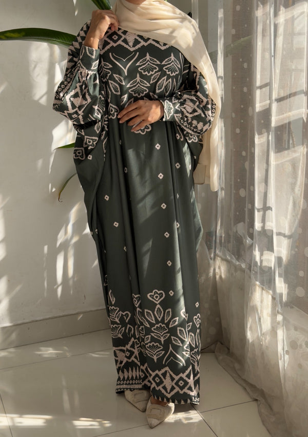 Farasha Style Premium Printed Abaya