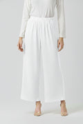 White Premium Indian Crape Palazzo Pant