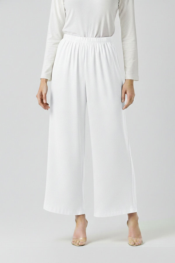 White Premium Indian Crape Palazzo Pant