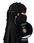 D03 Bedoon Essm Saudi Face Cover - Niqab
