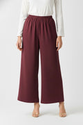 Maroon Premium Indian Crape Palazzo Pant