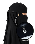 D11 Bedoon Essm Saudi Face Cover - Niqab