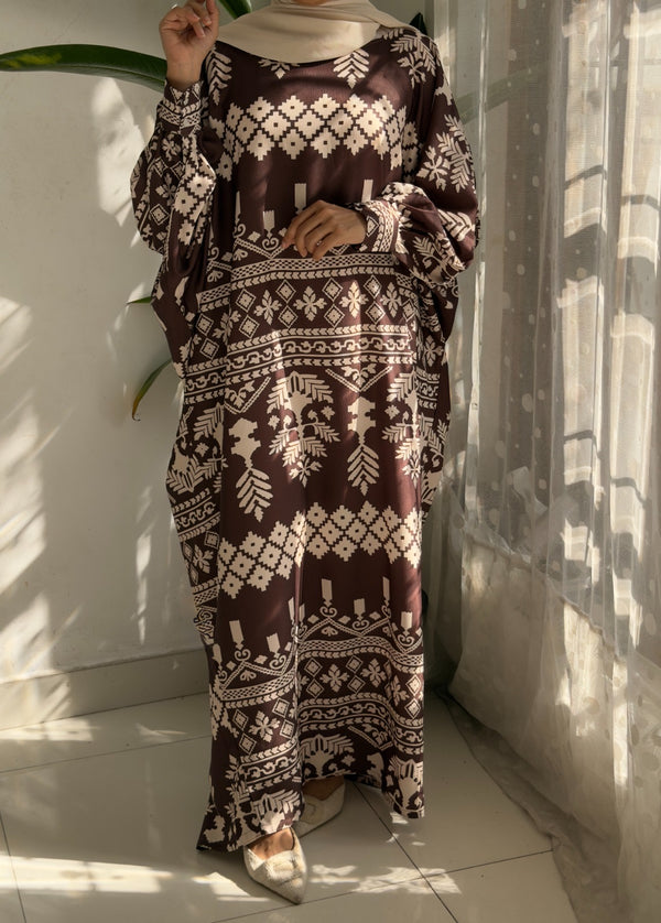 Farasha Style Premium Printed Abaya